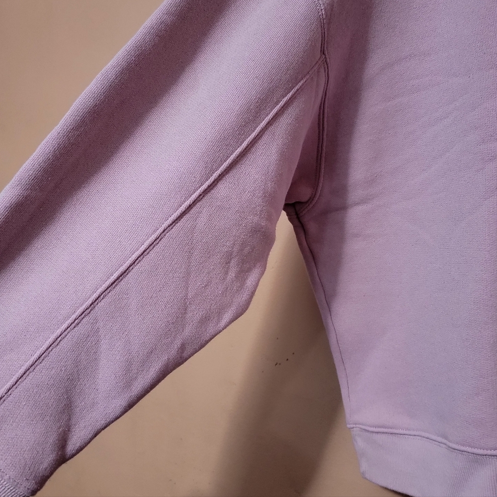 Topshop Pink Oversized Sweatshirt Size Medium EUC - Picture 3 of 5